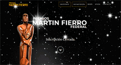 Desktop Screenshot of premiosmartinfierro.com